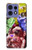 S3914 Galaxie colorée de costume d'astronaute de nébuleuse Etui Coque Housse pour Motorola Edge 50 Pro