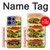 S0790 Hamburger Etui Coque Housse pour Motorola Edge 50 Fusion