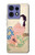 S0889 Japon Kimono Etui Coque Housse pour Motorola Edge 50 Fusion