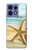 S1117 Étoiles de mer sur la plage Etui Coque Housse pour Motorola Edge 50 Fusion