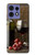S1316 Raisins Bouteille et un verre de vin rouge Etui Coque Housse pour Motorola Edge 50 Fusion