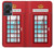S2059 Angleterre britannique Cabine téléphonique Minimaliste Etui Coque Housse pour Motorola Edge 50 Fusion