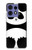 S2085 Panda minimaliste Etui Coque Housse pour Motorola Edge 50 Fusion