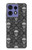 S2371 Crâne Motif monochrome Millésime Etui Coque Housse pour Motorola Edge 50 Fusion S2371 Crâne Motif monochrome Millésime Etui Coque Housse pour Motorola Edge 50 Fusion