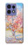 S2450 Van Gogh Fleur de Pêcher Etui Coque Housse pour Motorola Edge 50 Fusion
