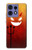 S2454 Rouge mignon petit diable Dessin animé Etui Coque Housse pour Motorola Edge 50 Fusion