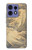 S2680 Japon Art Obi avec des vagues stylisées Etui Coque Housse pour Motorola Edge 50 Fusion