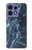 S2799 Lumière Bleu Marbre Pierre Imprimé Graphique Etui Coque Housse pour Motorola Edge 50 Fusion