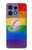 S2899 Arc en ciel LGBT Gay Pride Drapeau Etui Coque Housse pour Motorola Edge 50 Fusion