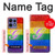 S2899 Arc en ciel LGBT Gay Pride Drapeau Etui Coque Housse pour Motorola Edge 50 Fusion