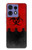 S2917 Biohazards Virus Alert Rouge Etui Coque Housse pour Motorola Edge 50 Fusion
