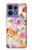 S3035 Peinture douce Fleur Etui Coque Housse pour Motorola Edge 50 Fusion