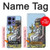 S3067 Carte de tarot Reine des Coupes Etui Coque Housse pour Motorola Edge 50 Fusion