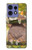 S3138 Peinture mignon bébé Sloth Etui Coque Housse pour Motorola Edge 50 Fusion