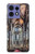 S3210 Santa Maria Del Mar Cathedral Etui Coque Housse pour Motorola Edge 50 Fusion