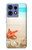 S3212 Coquilles de mer Étoile de mer Plage Etui Coque Housse pour Motorola Edge 50 Fusion