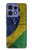 S3297 Brésil Drapeau graphique Football Millésime Etui Coque Housse pour Motorola Edge 50 Fusion