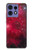 S3368 Zodiaque Rouge Galaxie Etui Coque Housse pour Motorola Edge 50 Fusion