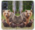 S3558 Famille d'ours Etui Coque Housse pour Motorola Edge 50 Fusion