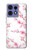S3707 Fleur de cerisier rose fleur de printemps Etui Coque Housse pour Motorola Edge 50 Fusion