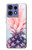 S3711 Ananas rose Etui Coque Housse pour Motorola Edge 50 Fusion