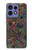 S3815 Art psychédélique Etui Coque Housse pour Motorola Edge 50 Fusion