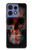 S3848 Crâne de drapeau du Royaume-Uni Etui Coque Housse pour Motorola Edge 50 Fusion