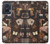 S3877 Université sombre Etui Coque Housse pour Motorola Edge 50 Fusion