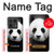 S1072 Panda Etui Coque Housse pour Motorola Edge 50 Ultra