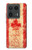 S1603 Drapeau du Canada Vieux Millésime Etui Coque Housse pour Motorola Edge 50 Ultra