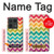 S2362 Arc en ciel coloré Shavron Zig zag Etui Coque Housse pour Motorola Edge 50 Ultra