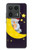 S2849 Mignon Lune Nuit Sleepy Chouette Etui Coque Housse pour Motorola Edge 50 Ultra