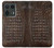 S2850 Imprimé alligator marron Peau graphique Etui Coque Housse pour Motorola Edge 50 Ultra