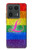 S2900 Arc en ciel LGBT Fierté lesbienne Drapeau Etui Coque Housse pour Motorola Edge 50 Ultra
