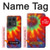 S2985 Coloré Tie Dye Texture Etui Coque Housse pour Motorola Edge 50 Ultra