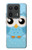 S3029 Bleu mignon Chouette Etui Coque Housse pour Motorola Edge 50 Ultra
