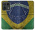 S3297 Brésil Drapeau graphique Football Millésime Etui Coque Housse pour Motorola Edge 50 Ultra