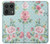 S3494 Rose à pois millésimé Etui Coque Housse pour Motorola Edge 50 Ultra
