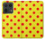 S3526 Rouge tache à pois Etui Coque Housse pour Motorola Edge 50 Ultra