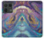 S3676 Pierre de marbre abstraite colorée Etui Coque Housse pour Motorola Edge 50 Ultra