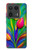 S3926 Peinture à l'huile de tulipe colorée Etui Coque Housse pour Motorola Edge 50 Ultra