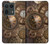 S3927 Boussole Horloge Gage Steampunk Etui Coque Housse pour Motorola Edge 50 Ultra
