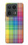 S3942 Tartan à carreaux arc-en-ciel LGBTQ Etui Coque Housse pour Motorola Edge 50 Ultra
