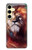 S0691 Peinture Leo Etui Coque Housse pour Samsung Galaxy S24 FE
