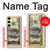 S0702 Dollars d'argent Etui Coque Housse pour Samsung Galaxy S24 FE