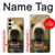 S0840 Grizzly Bear visage Etui Coque Housse pour Samsung Galaxy S24 FE