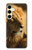 S1046 Le Roi Lion de la forêt Etui Coque Housse pour Samsung Galaxy S24 FE