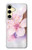 S1415 Fleur de Sakura Art Etui Coque Housse pour Samsung Galaxy S24 FE