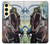 S1453 Dinosaur Trex Tyrannosaurus Rex Etui Coque Housse pour Samsung Galaxy S24 FE