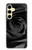 S1598 Noir Rose Etui Coque Housse pour Samsung Galaxy S24 FE